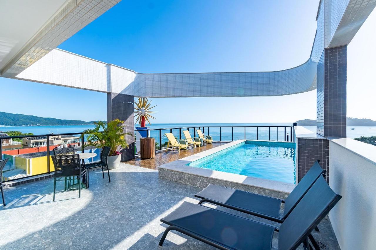 Aion Suites 103 - Compacto E Luxuoso Loft - Rooftop Com Piscina E Academia - A Poucos Passos Da Praia 邦比尼亚斯 外观 照片